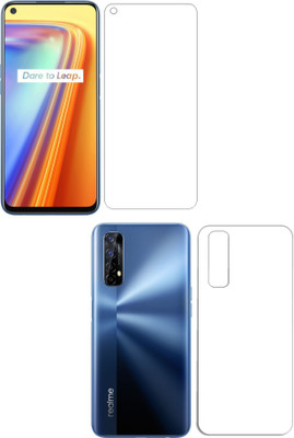 Fashion Way Front and Back Screen Guard for REALME 7(Pack of 2)