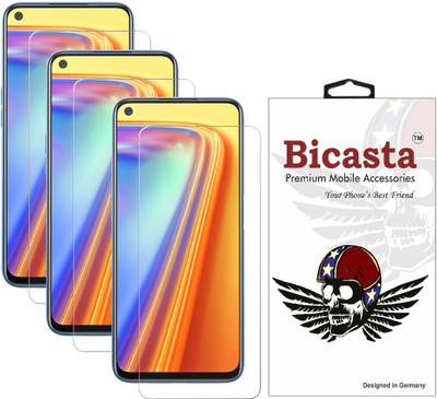 Bicasta Tempered Glass Guard for Realme Narzo 20 Pro, Realme 7i, Realme 6i, Realme 7, Realme 6(Pack of 3)