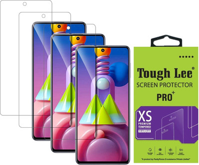 TOUGH LEE Tempered Glass Guard for Samsung Galaxy M51(Pack of 3)