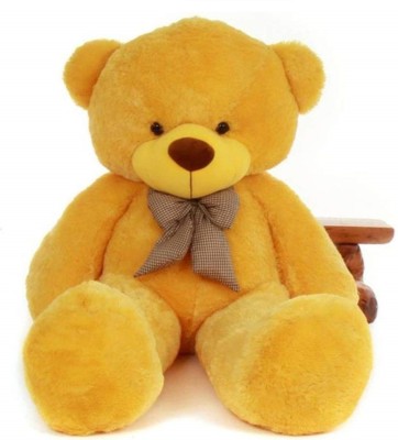 kashish trading company Yellow Soft toy for kids, Girls & Children Playing Teddy Bear Loveable & Huggable in Size of 3 Feet long  - 80 cm(Yellow)