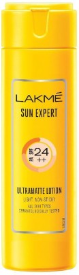 Lakmé sun expert pa ultramatte lotion - SPF 24 PA++(120 ml)