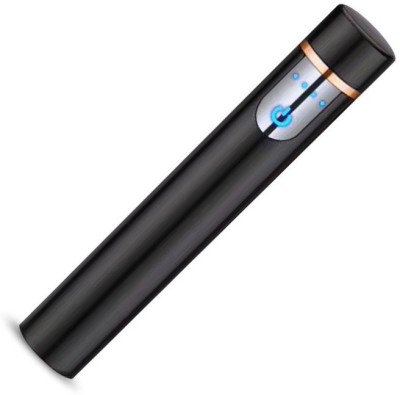 Gabbar Premium Smart Cigarette Lighter & Electric Round Shape Lighter, High Sensitive Touch Sensor with USB Rechargeable Flame-Less Round Cigarette USB Rechargeable Lighter |Black Lighter Cigarette Lighter(Black) Gabbar Premium Smart Cigarette Lighter & Electric Round Shape Lighter, High Sensitive Touch Sensor with USB Rechargeable Flame-Less Round Cigarette USB Rechargeable Lighter |Black Lighter Cigarette Lighter(Black)