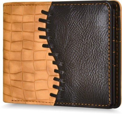 SPIFFY Men Trendy Brown Artificial Leather Wallet(8 Card Slots)