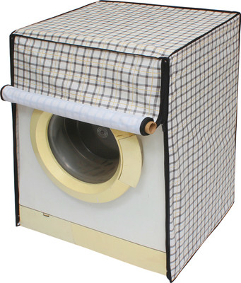 LITHARA Front Loading Washing Machine  Cover(Width: 66.04 cm, White, Grey)