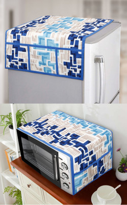 E-Retailer Refrigerator  Cover(Width: 99 cm, Blue)