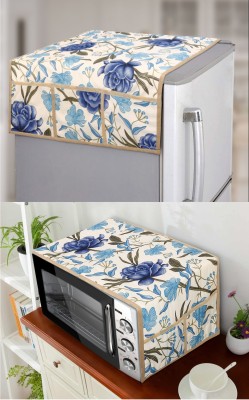 E-Retailer Refrigerator  Cover(Width: 99 cm, Blue)