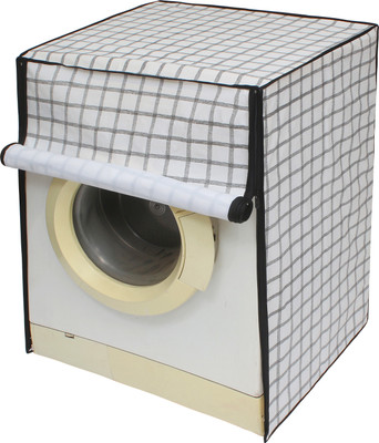 Glassiano Front Loading Washing Machine  Cover(Width: 60.96 cm, Silver)