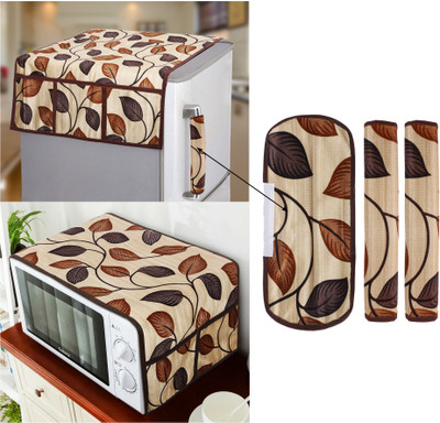 E-Retailer Refrigerator  Cover(Width: 99 cm, Brown)