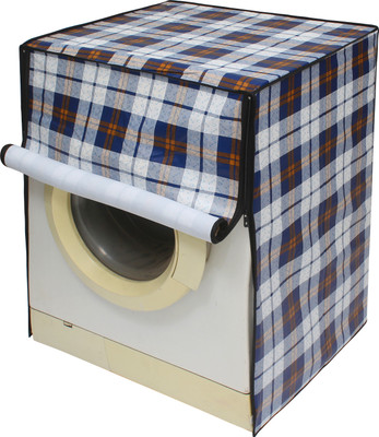Glassiano Front Loading Washing Machine  Cover(Width: 60.96 cm, White::Brown)