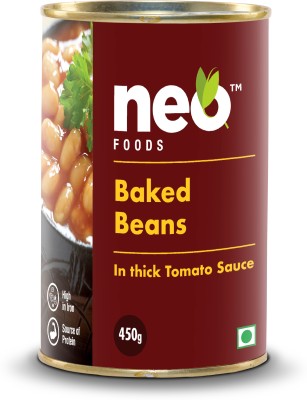 neo Baked Beans In thick Tomato I Ready to Eat I Non-GMO I Beans(450 g)