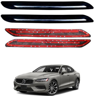 Oshotto Rubber Car Bumper Guard(Black, Pack of 4, Volvo, S60)