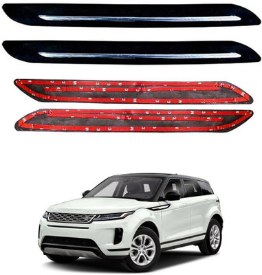 Oshotto Rubber Car Bumper Guard(Black, Pack of 4, Range Rover, Evoque)