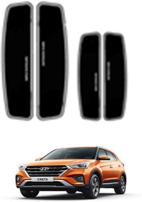 RONISH Plastic Car Door Guard(Black, Pack of 4, Hyundai, Creta)