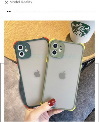 LOWCOST ASM Back Cover for Iphone 11 Pro Max(Green, Camera Bump Protector)