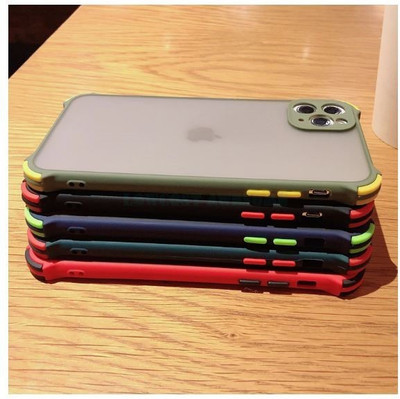 LOWCOST ASM Back Cover for Iphone 11 Pro Max(Green, Camera Bump Protector)