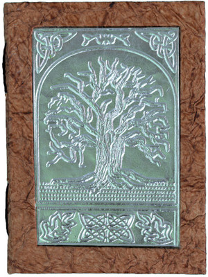 Parmatma Handicrafts Handmade Journal B6 Journal Unruled 200 Pages(Brown)