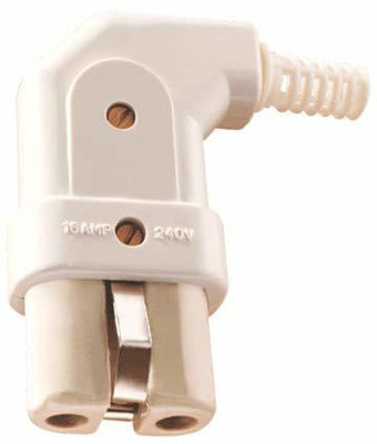 Hansh Iron Connector for Heater Iron Connector for Heater with Light Indicator Power Plug(White)