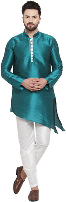 SAIFOO Men Kurta Pant Set