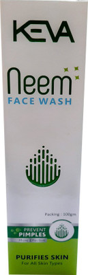 KEVA Neem  for Smooth and Glowing skin | Prevents from Pimple and Oil Free Skin  ( 100 g ) Face Wash(100 g)