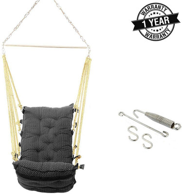 Smart Beans Hammock Grey With Accessories Cotton Hammock(Grey)