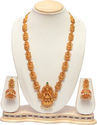 Ethnicking Alloy Gold-plated Gold Jewellery Set(Pack of 1)