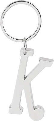 IRKY K ALPHABET/LETTER BIG SIZE PREMIUM QUALITY METALLIC Key Chain