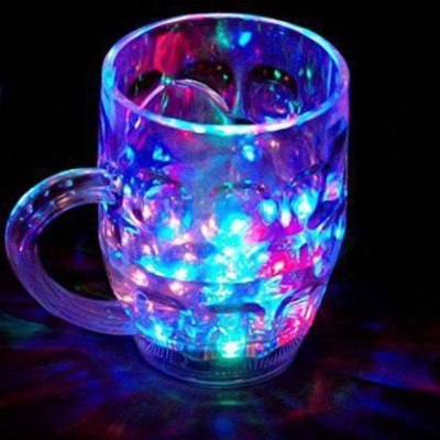 India Online Shopping LED Flashing Lightning Magic-Mug For Gift & All Party Occasions Plastic (250 ml) Crystal Coffee Mug(250 ml)
