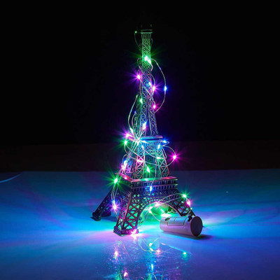 iWin 20 LEDs 2.01 m Multicolor Steady String Rice Lights(Pack of 1)