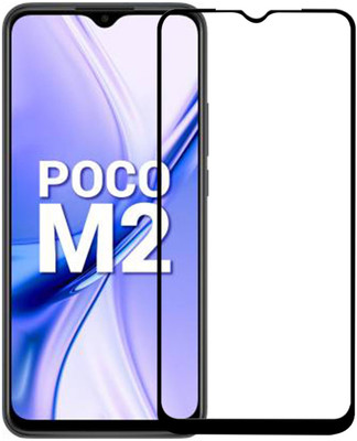 VAlight Edge To Edge Tempered Glass for Poco M2, Mi Redmi 9 Prime(Pack of 1)