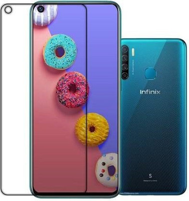 LIKEDESIGN Edge To Edge Tempered Glass for INFINIX S5 LITE(Pack of 1)