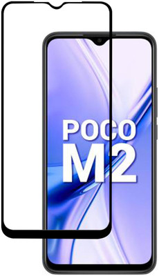Mauval Edge To Edge Tempered Glass for Poco M2(Pack of 1)