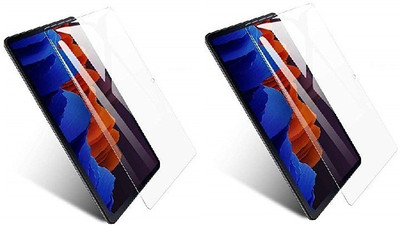 HITFIT Tempered Glass Guard for Samsung Galaxy Tab S7 Plus(Pack of 2)