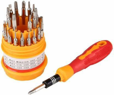 Glossix Portable 31-in-1 Multipurpose Screw Driver Set Ratchet Screwdriver Set (Pack of 31) Ratchet Screwdriver Set(Pack of 31)