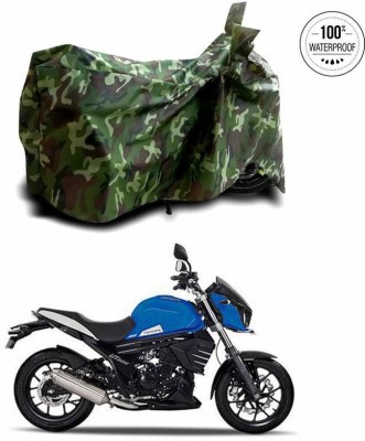 SEBONGO Waterproof Two Wheeler Cover for Mahindra(Mojo, Multicolor)