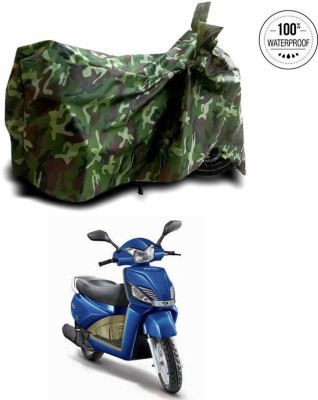 ANTHUB Waterproof Two Wheeler Cover for Mahindra(Gusto, Green)