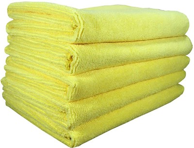 Zomex Microfiber, Cotton, Nylon, Polyester Vehicle Washing  Cloth(Pack Of 4, 350 GSM)