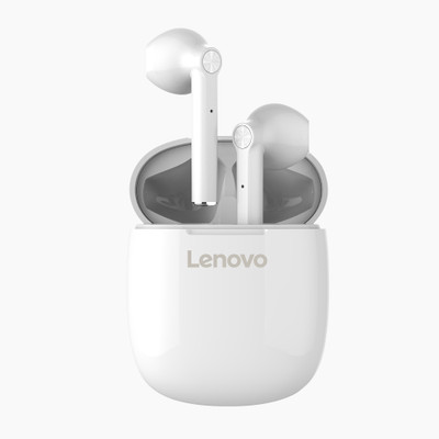 Lenovo HT30 Bluetooth Headset(White, True Wireless)