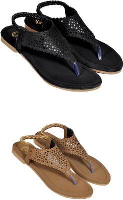 JSStyle Women Flats(Multicolor , 6)