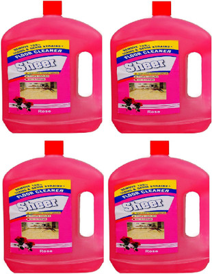 Sheer Disinfectant Floor Cleaner 4X2 Ltr (8 Ltr) Rose Red Rose(4 x 2 L)
