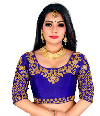 Rutva Enterprise Boat Neck Women Blouse