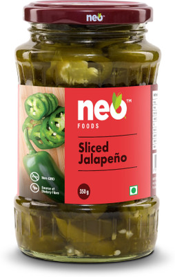 neo Sliced Jalapenos I Ready to Eat I Non-GMO I Jalapenos(350 g)