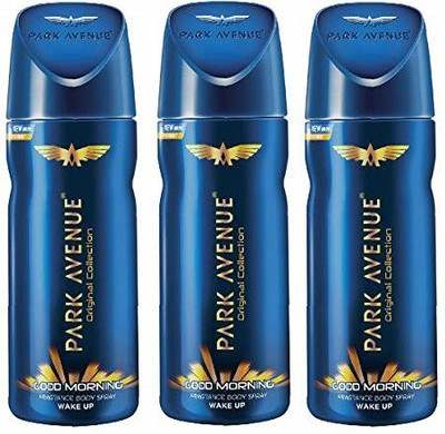 PARK AVENUE Good Morning Body Spray 150ml-3Pcs PA515 Body Spray  -  For Men(450 ml, Pack of 3)