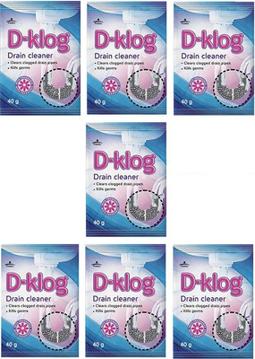 Pidilite D-KLOG DRAIN OPENER CLEANER POWDER. Powder Drain Opener(280 g, Pack of 7)