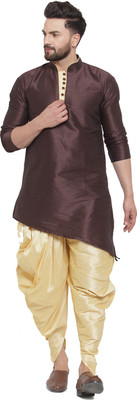 SAIFOO Men Kurta Dhoti Pant Set