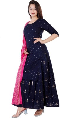 SUBH LAXMI Women Kurta Palazzo Set