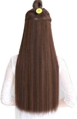 SAMYAK Unique Silky Clip-in Natural Brown Hair Extension