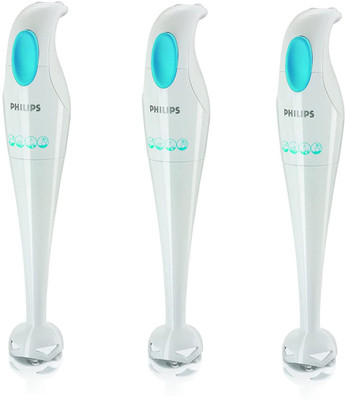 Philips HR1351 PACK OF 3 250 W Hand Blender(White and blue)