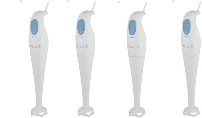 Philips HR1350 PACK OF 4 250 W Hand Blender(White)