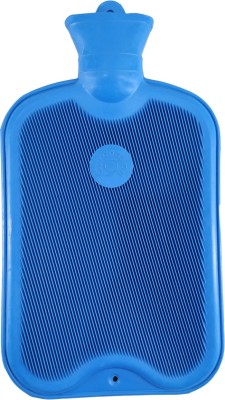 CORONATION Leakproof Rubber Hot Water Bottle One Side Ribbed for Pain Relief Non-Electrical 1.5 L Hot Water Bag(Blue)