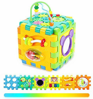 himanshu tex Multi-Function Play & Learn Baby Activity Cube Toys for 6 Year Old Boys & Girls(Multicolor)
